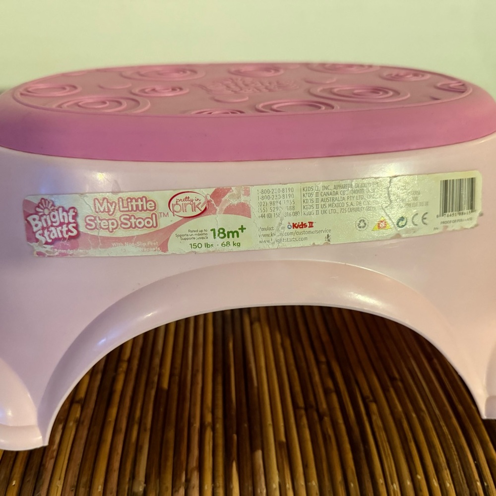 Pink Step Stool for Kids